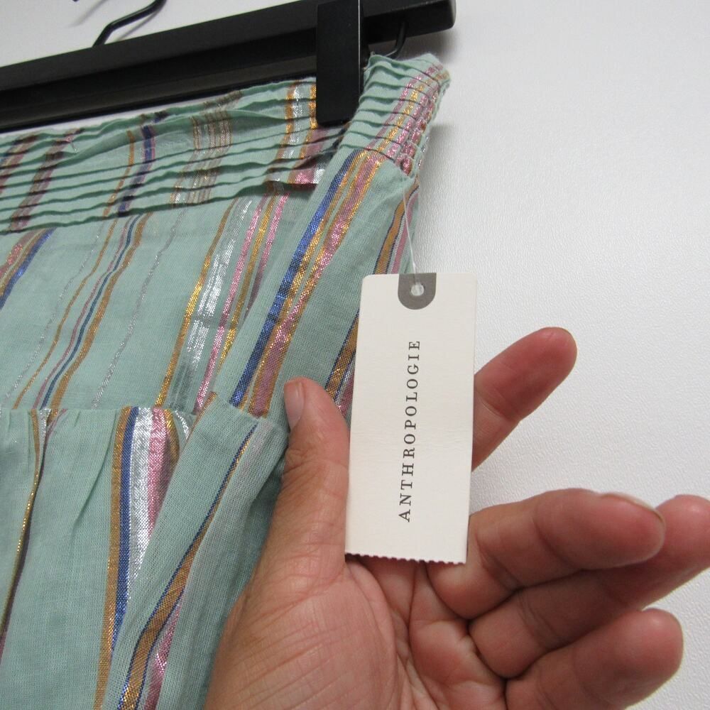 NEW Anthropologie Women Small Audriana Shimmer Maxi Skirt - Picture 3 of 6